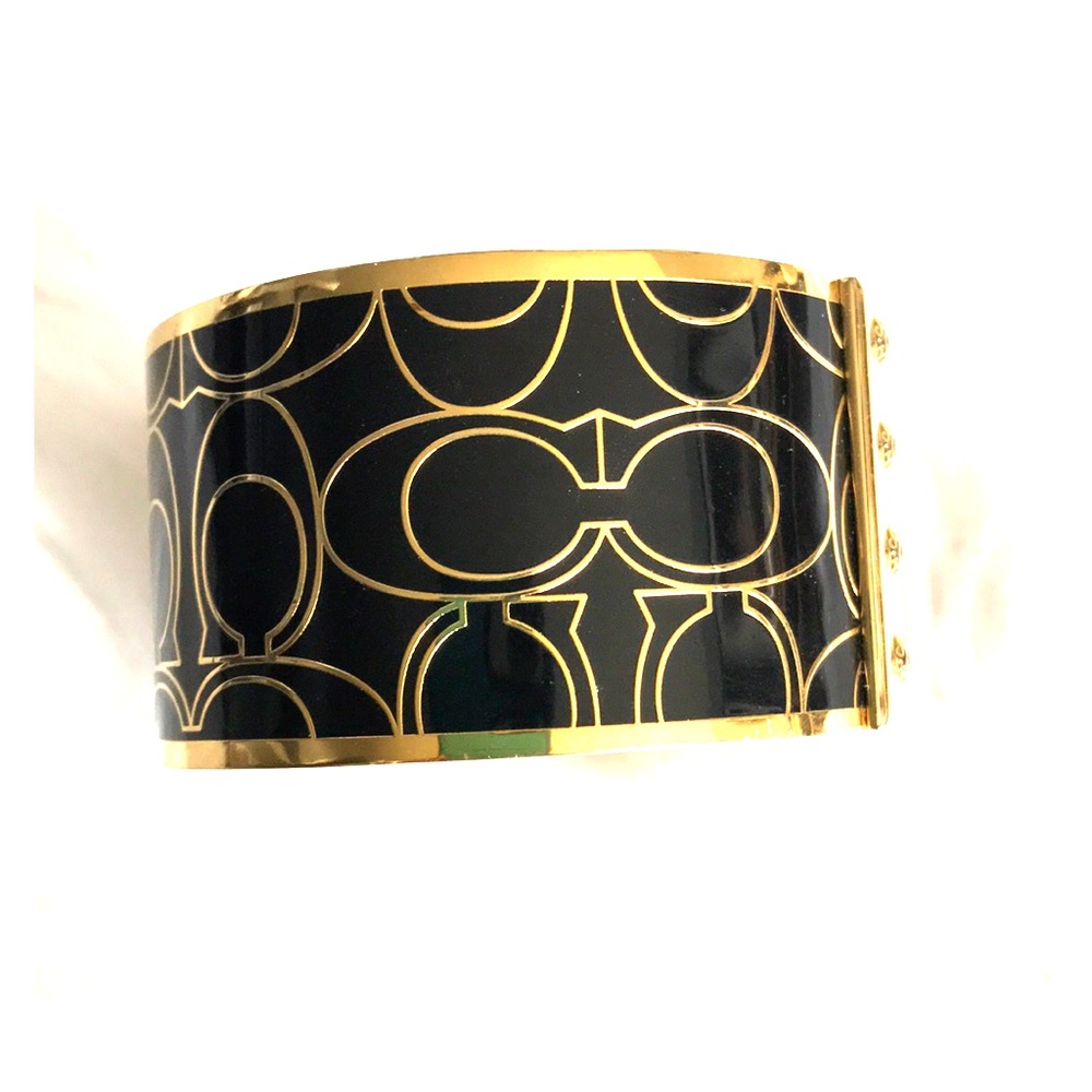 Coach Bangle -Signature Coach Wide Cuff